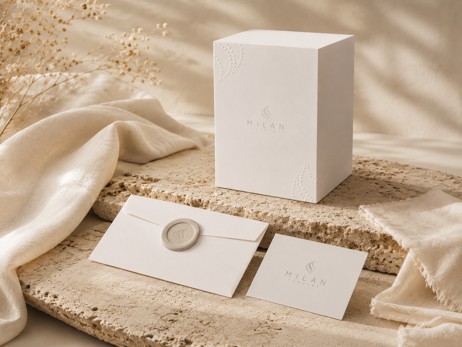 Milan Candles numbered Chapter chosen for a client or host