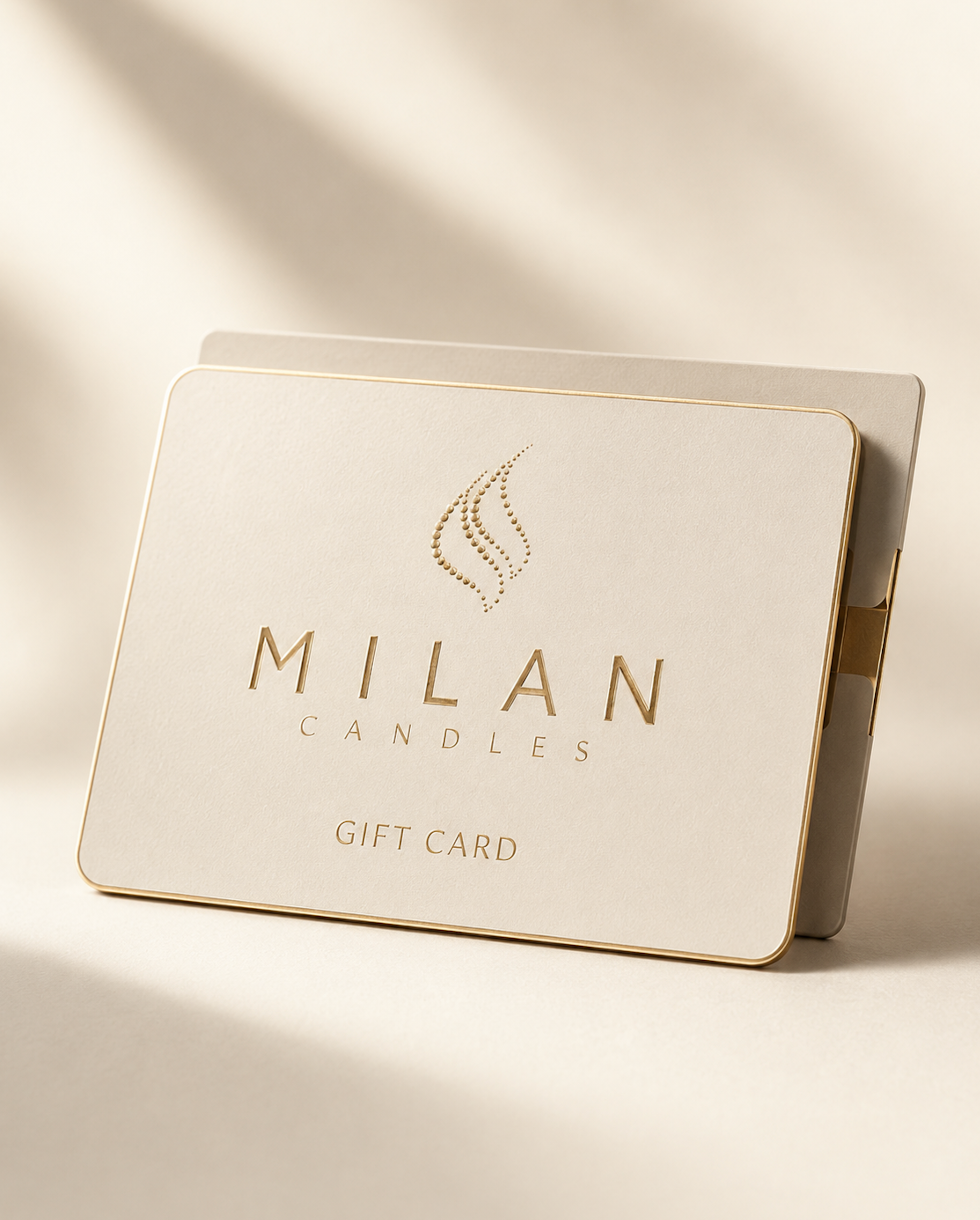 Milan Candles gift card for luxury candle gifting